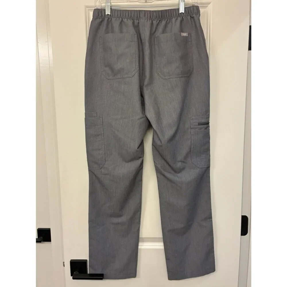 NWOT FIGS Cairo Cargo Scrub Pants Graphite Gray Men’s Size Small